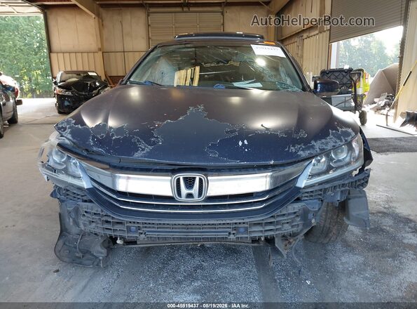 1HGCR2F75GA178558 2016 HONDA ACCORD Blue Widok deski rozdzielczej