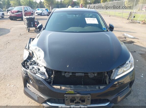 1HGCR2F76GA021850 2016 HONDA ACCORD Black Вид спереду