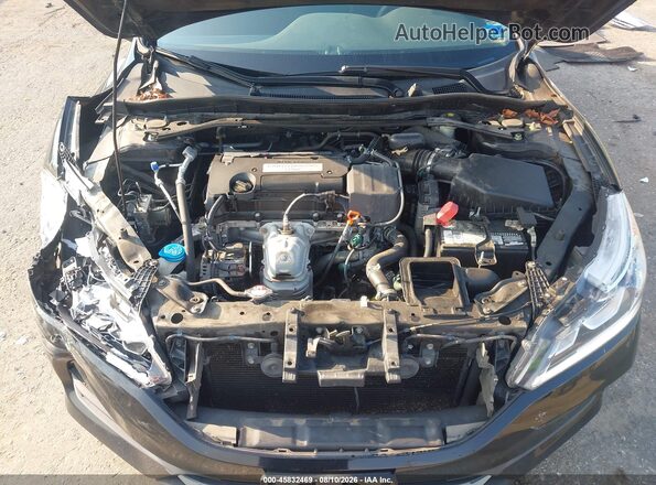 1HGCR2F76GA021850 2016 HONDA ACCORD Black Вид ззаду