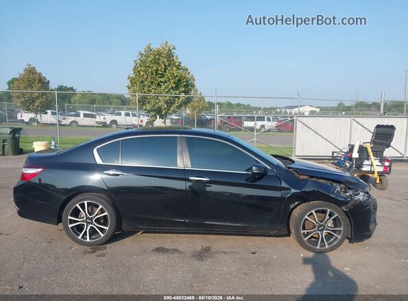 1HGCR2F76GA021850 2016 HONDA ACCORD Black Панорамний вид салону 360°