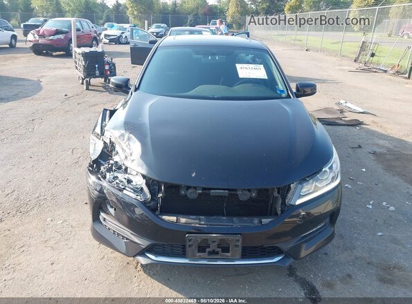 1HGCR2F76GA021850 2016 HONDA ACCORD Black Вид задньої частини салону