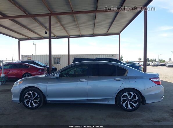 1HGCR2F76HA223704 2017 HONDA ACCORD Серебряный Панорамный вид салона 360°