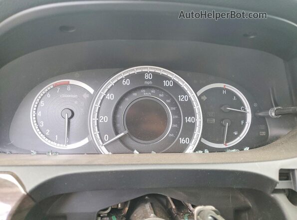 1HGCR2F78GA055563 2016 HONDA ACCORD Silver Вид щитка приладів