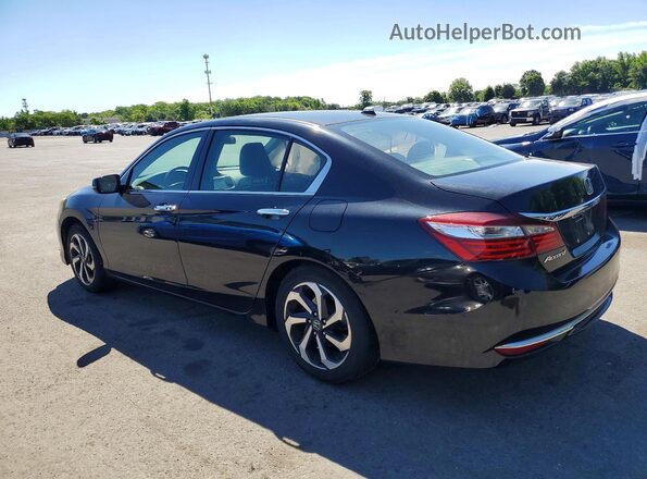 1HGCR2F78GA220463 2016 HONDA ACCORD Black Rear left