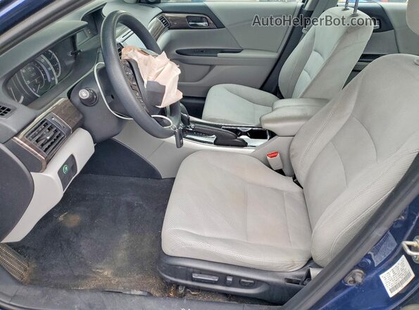 1HGCR2F78HA012102 2017 HONDA ACCORD Blue Вид салону спереду
