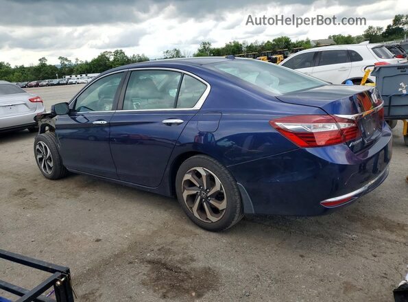 1HGCR2F78HA012102 2017 HONDA ACCORD Blue Задня ліва чверть