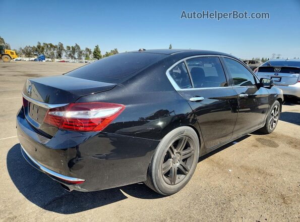 1HGCR2F79GA091570 2016 HONDA ACCORD Black Задня права чверть