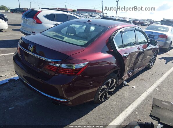 1HGCR2F79GA105368 2016 HONDA ACCORD Burgundy Tył prawy