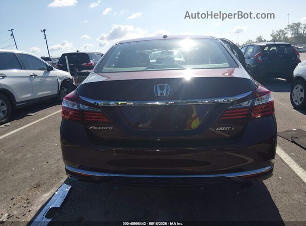 1HGCR2F79GA105368 2016 HONDA ACCORD Burgundy 