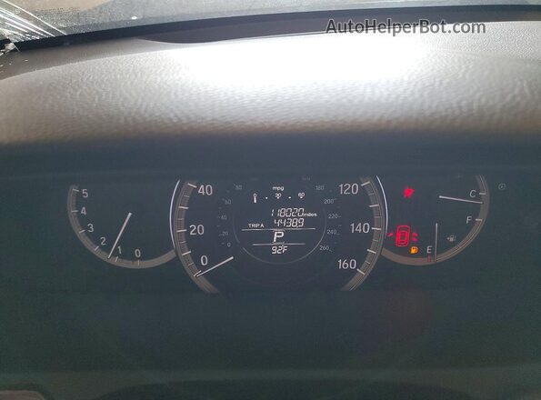 1HGCR2F79GA111123 2016 HONDA ACCORD Gray Vista del cuadro de instrumentos