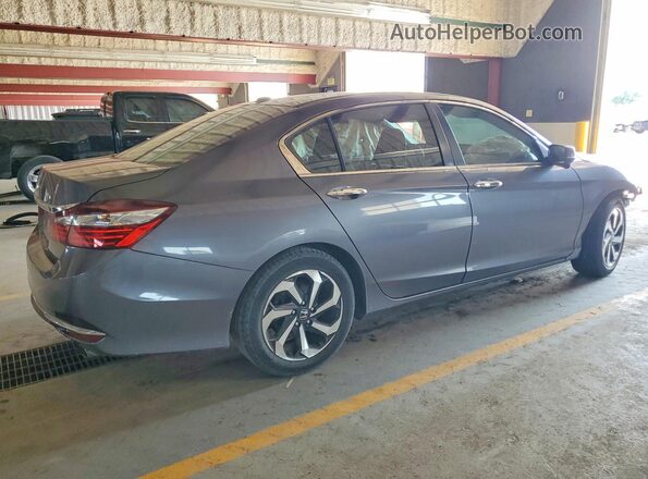 1HGCR2F79GA111123 2016 HONDA ACCORD Gray Trasero derecho