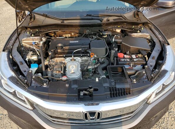 1HGCR2F79GA206085 2016 HONDA ACCORD Gray Vista interior trasera