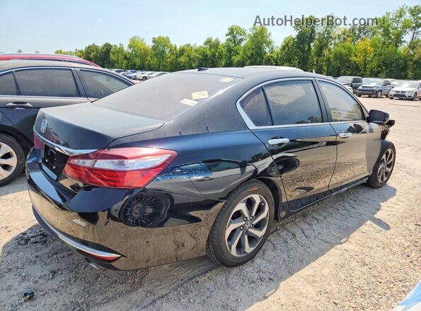 1HGCR2F7XGA025271 2016 HONDA ACCORD Black უკანა მარჯვენა