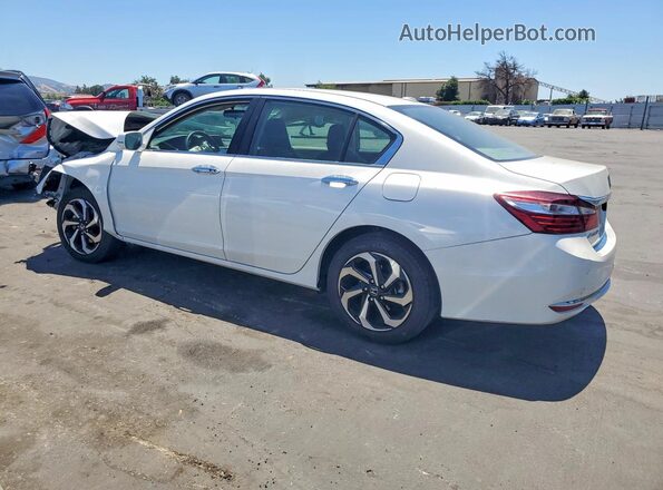 1HGCR2F7XGA156376 2016 HONDA ACCORD Белый Задняя левая четверть