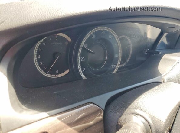 1HGCR2F7XGA156376 2016 HONDA ACCORD Белый Вид щитка приборов