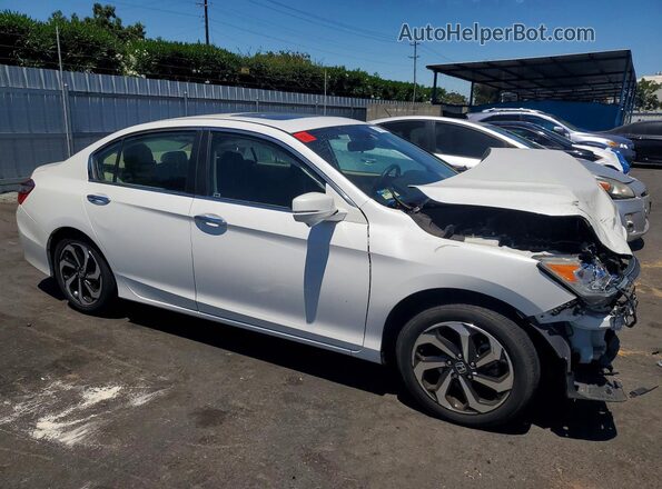 1HGCR2F7XGA156376 2016 HONDA ACCORD Белый Передняя правая четверть