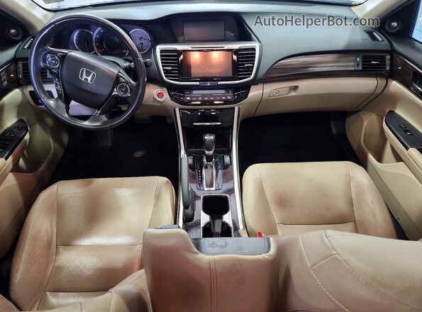1HGCR2F80GA130989 2016 HONDA ACCORD White წინა პანელის ხედი