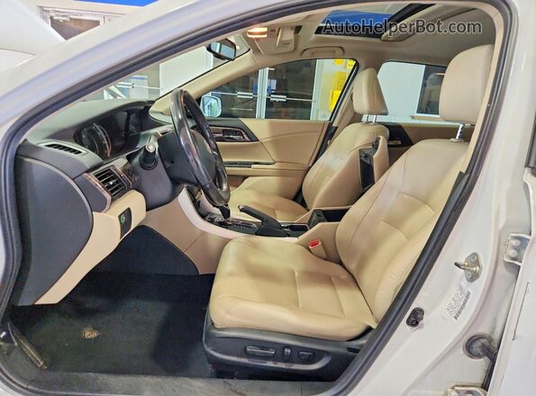 1HGCR2F80GA130989 2016 HONDA ACCORD White წინა სალონის ხედი