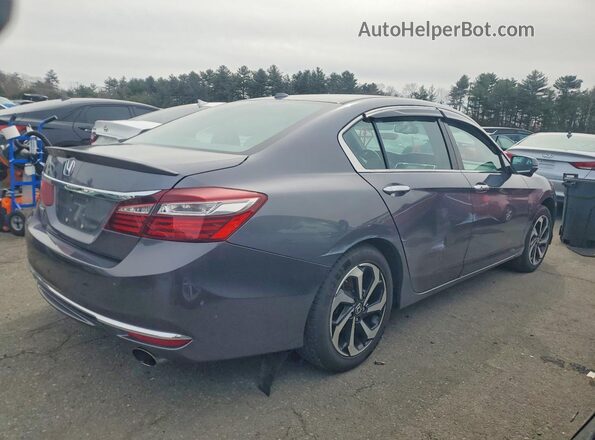 1HGCR2F80GA177486 2016 HONDA ACCORD Серый Задняя правая четверть