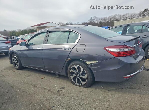 1HGCR2F80GA177486 2016 HONDA ACCORD Серый Задняя левая четверть