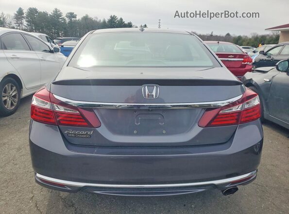 1HGCR2F80GA177486 2016 HONDA ACCORD Серый Вид сзади