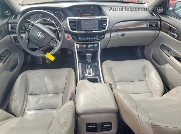 1HGCR2F80GA177486 2016 HONDA ACCORD Серый Вид панели приборов