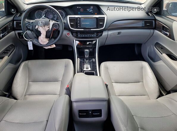 1HGCR2F80GA207246 2016 HONDA ACCORD Gray Առջևի վահանակի տեսք