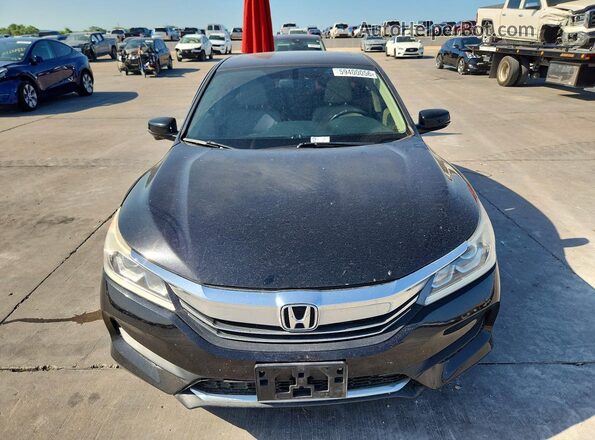 1HGCR2F80HA101817 2017 HONDA ACCORD Black Widok z przodu