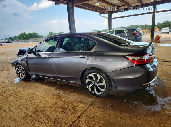 1HGCR2F80HA168532 2017 HONDA ACCORD Charcoal Հետևի ձախ