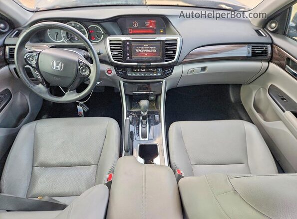 1HGCR2F80HA168532 2017 HONDA ACCORD Charcoal Առջևի վահանակի տեսք