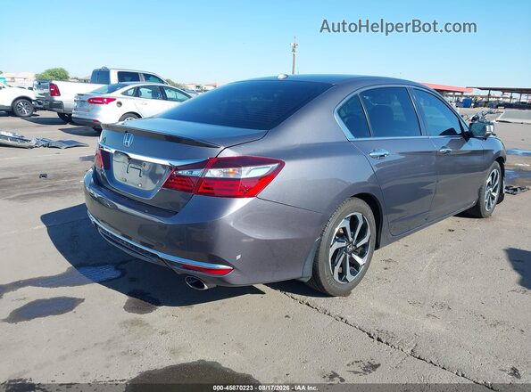1HGCR2F81GA117149 2016 HONDA ACCORD Серый Задняя правая четверть