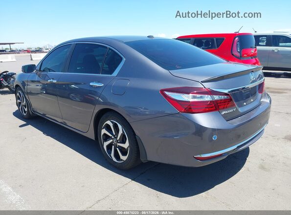 1HGCR2F81GA117149 2016 HONDA ACCORD Серый Задняя левая четверть