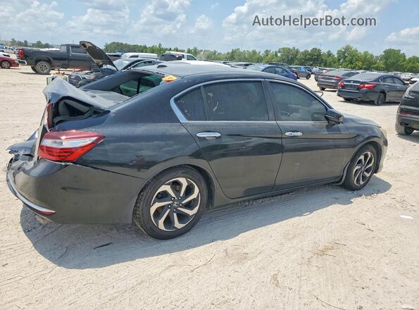 1HGCR2F81HA136995 2017 HONDA ACCORD Black უკანა მარჯვენა