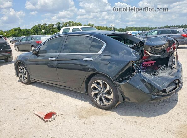 1HGCR2F81HA136995 2017 HONDA ACCORD Black უკანა მარცხენა