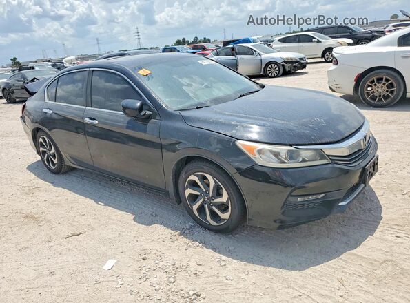 1HGCR2F81HA136995 2017 HONDA ACCORD Black წინა მარჯვენა