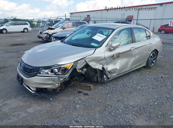 1HGCR2F82GA035589 2016 HONDA ACCORD Tan Vista tres cuartos delantera izquierda