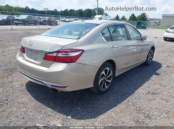 1HGCR2F82GA035589 2016 HONDA ACCORD Tan Trasero derecho