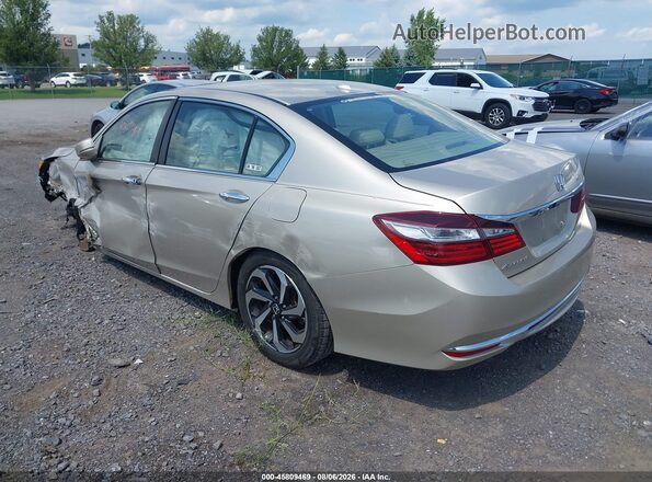 1HGCR2F82GA035589 2016 HONDA ACCORD Tan Trasero izquierdo