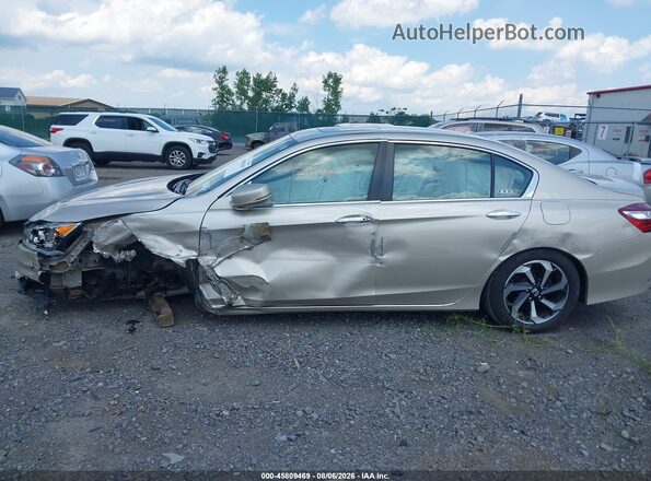 1HGCR2F82GA035589 2016 HONDA ACCORD Tan Vista frontal
