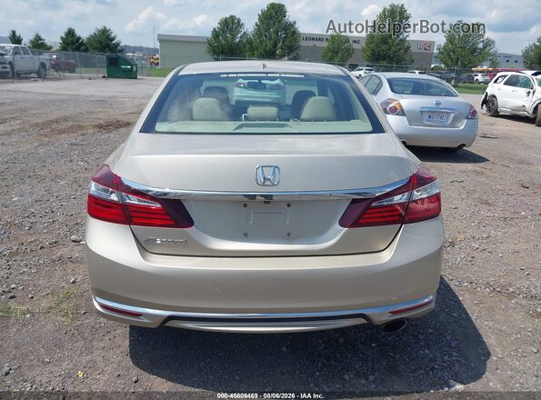1HGCR2F82GA035589 2016 HONDA ACCORD Tan 