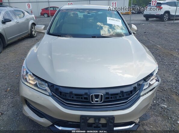 1HGCR2F82GA035589 2016 HONDA ACCORD Tan Vista del cuadro de instrumentos