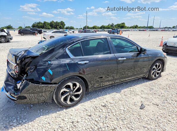 1HGCR2F82GA038475 2016 HONDA ACCORD Black Rear right