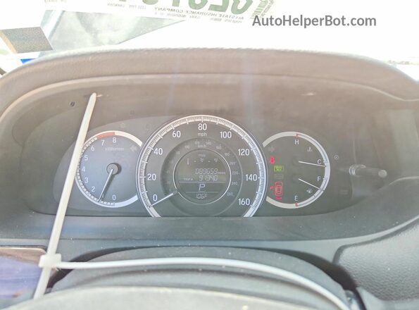 1HGCR2F82GA038475 2016 HONDA ACCORD Black Instrument cluster view