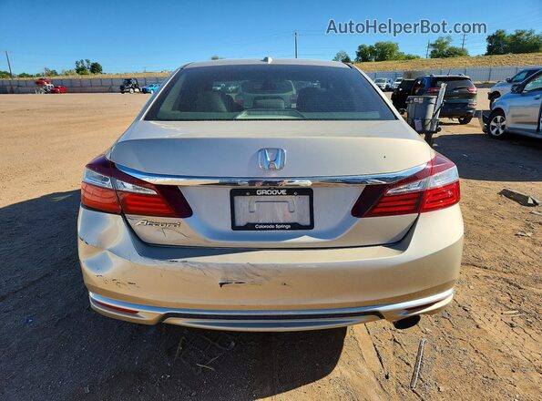 1HGCR2F82HA017028 2017 HONDA ACCORD Gold Вид ззаду