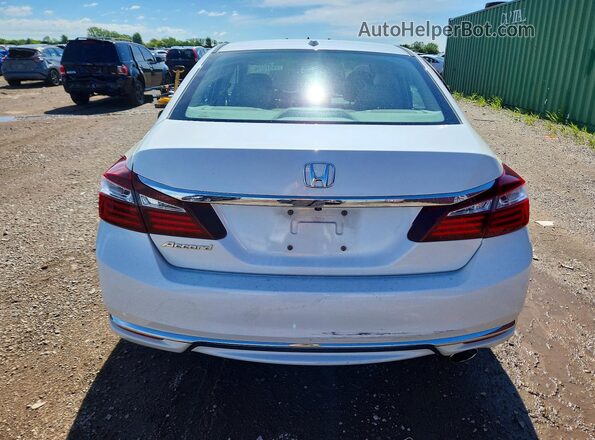 1HGCR2F82HA064222 2017 HONDA ACCORD White Rear view
