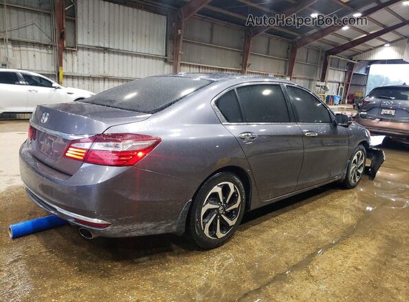 1HGCR2F82HA191603 2017 HONDA ACCORD Gray Trasero derecho
