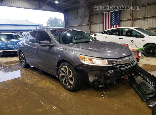 1HGCR2F82HA191603 2017 HONDA ACCORD Gray Delantero derecho