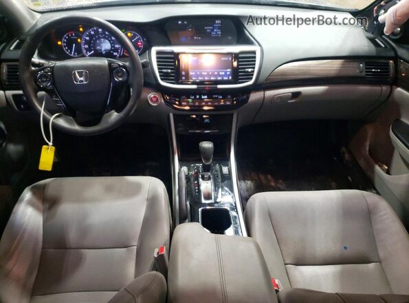 1HGCR2F82HA191603 2017 HONDA ACCORD Gray Vista del salpicadero