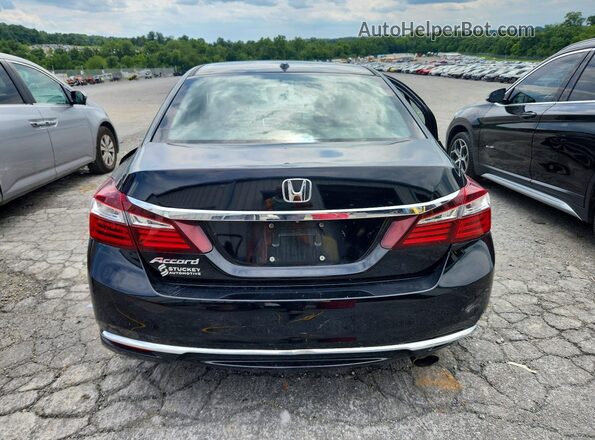 1HGCR2F82HA285884 2017 HONDA ACCORD Black Հետևի տեսք