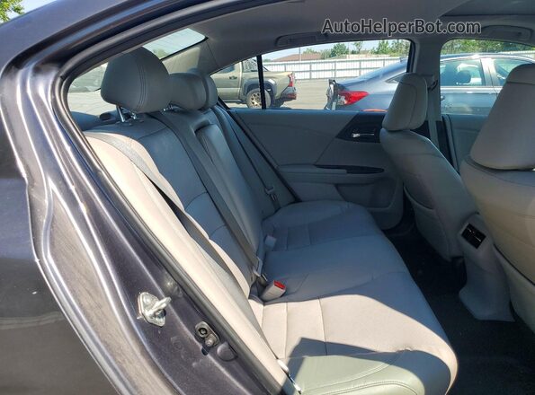 1HGCR2F82HA299669 2017 HONDA ACCORD Gray Widok tylnych siedzeń